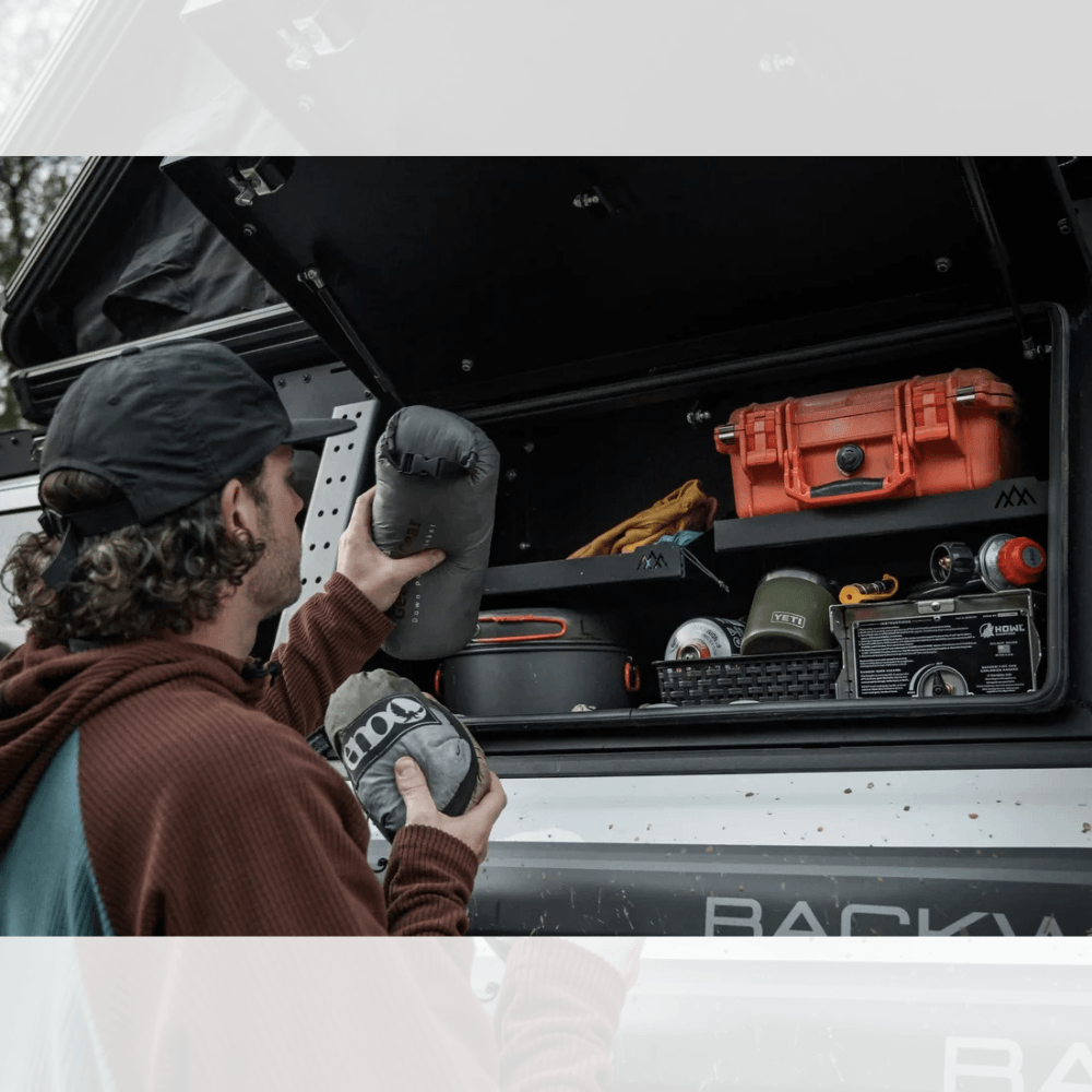 Overland Bed Rack Storage Box Fits 2005+ Toyota Tacoma