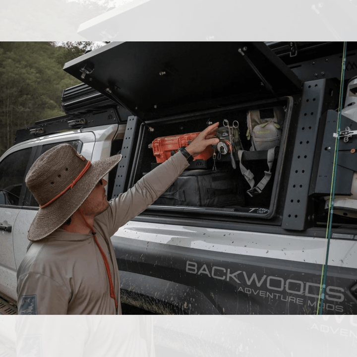 Overland Bed Rack Storage Box Fits 2005+ Toyota Tacoma