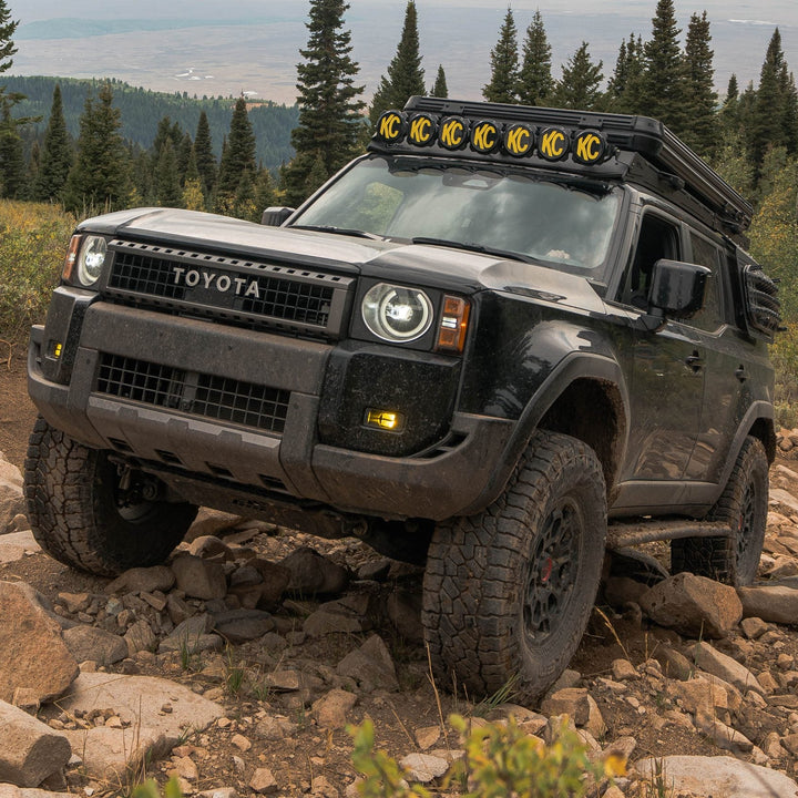 Overland Kickout Rock Sliders for 2024+ Toyota Land Cruiser 250