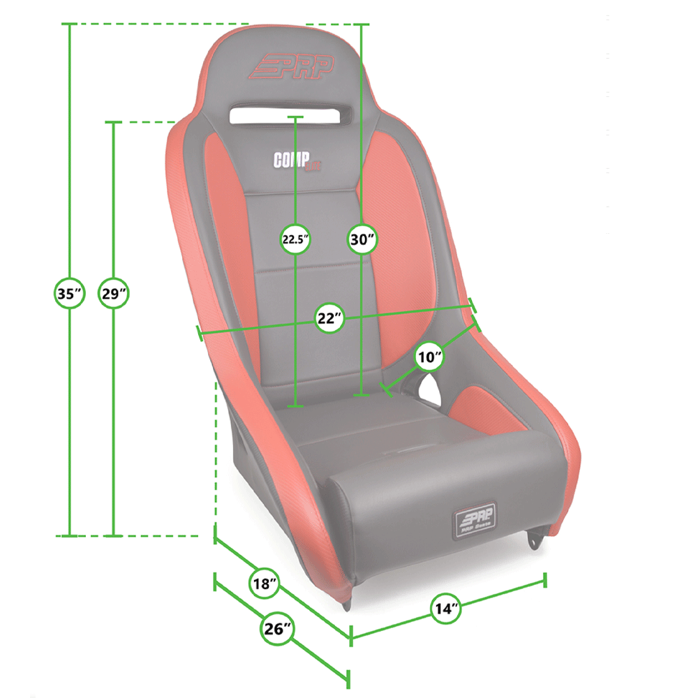 COMP ELITE Race Seat Fits 2005-2023 Toyota Tacoma