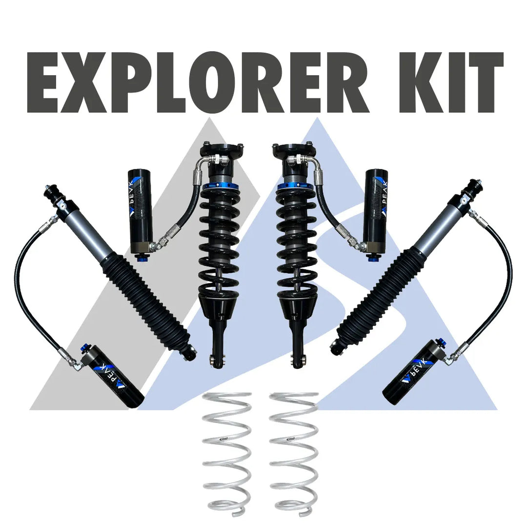 Peak Suspension 2.5″ DSC Coilovers Explorer Kit Fits 2010-2014 Toyota FJ Cruiser