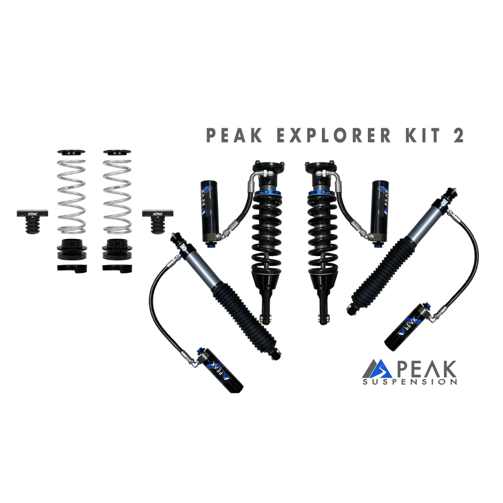 Peak Suspension 2.5″ DSC Coilovers Explorer Kit Fits 2010-2014 Toyota FJ Cruiser