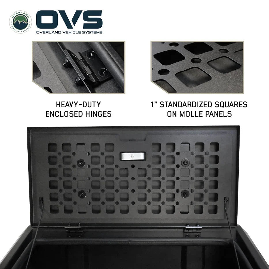 Pod Rack Universal Bed Storage System with Adjustable Crossbars and Lock Latches