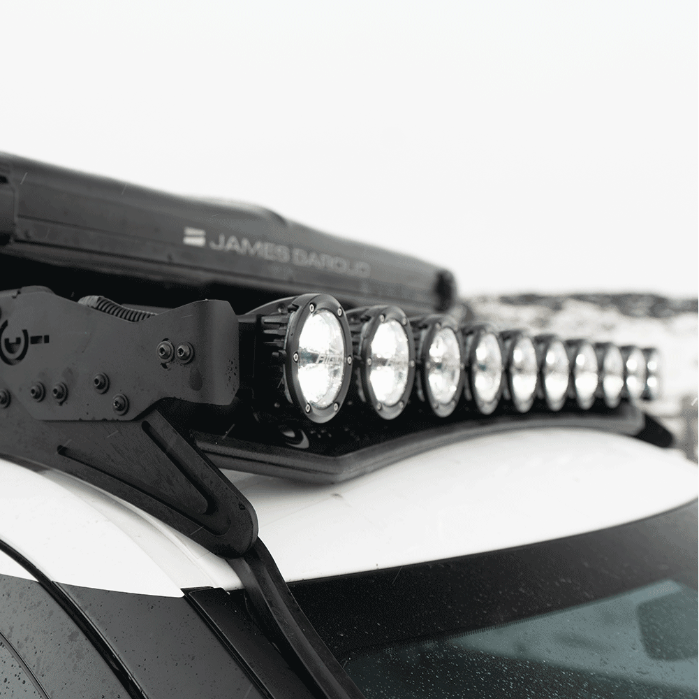 Prinsu Front-Facing Light Bar Brackets Rigid 360 Connect 4th Gen 4Runner 3rd Gen Sequoia