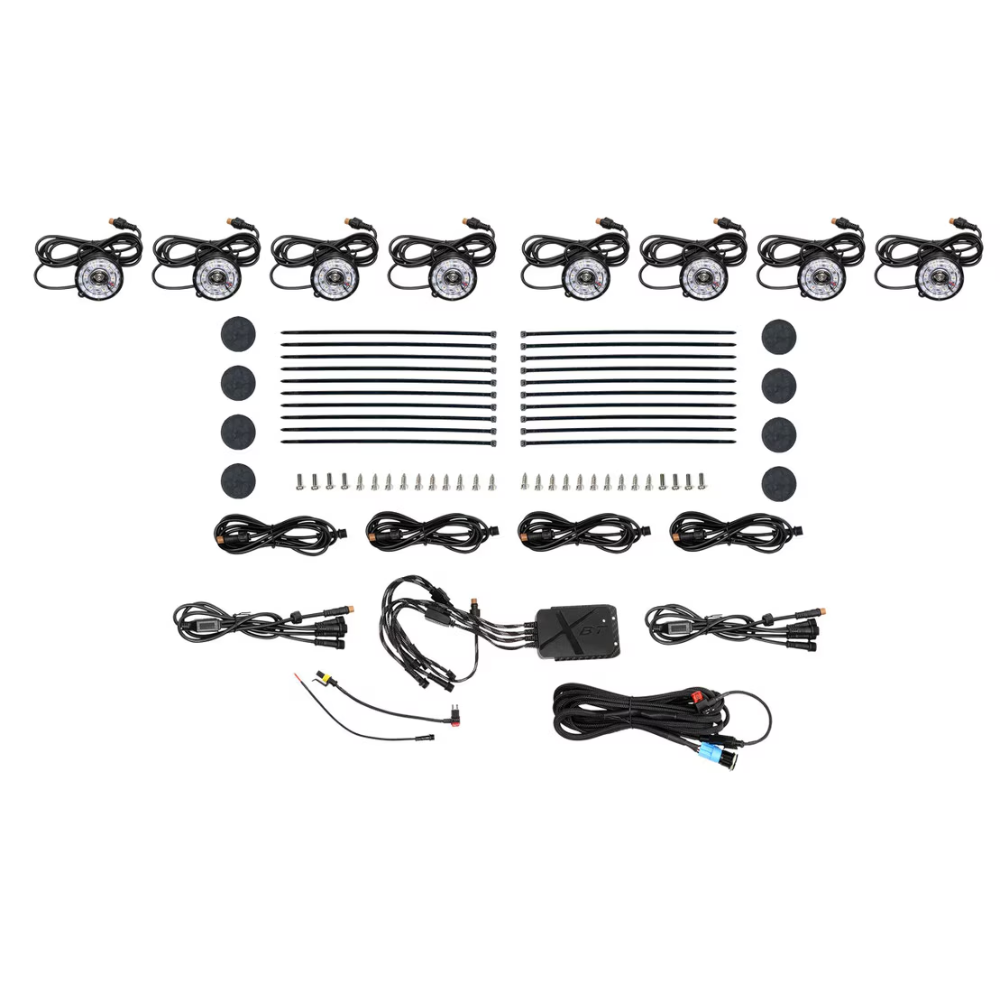 RGB Rock Light Kit: Color Changing (8PC.)