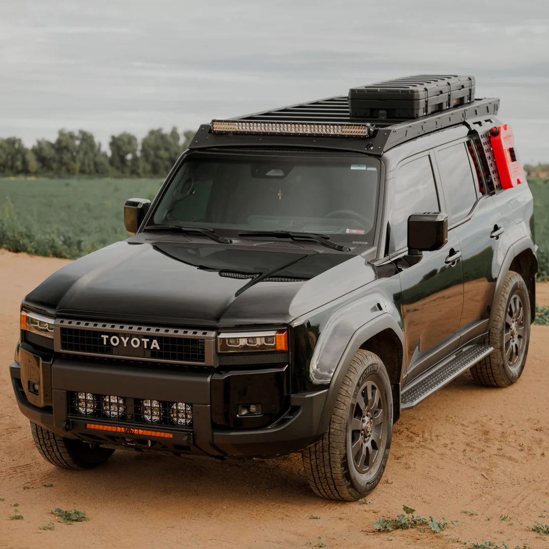 Roof Rack with Optional Light Bar Mount Fits 2024+ Land Cruiser 250
