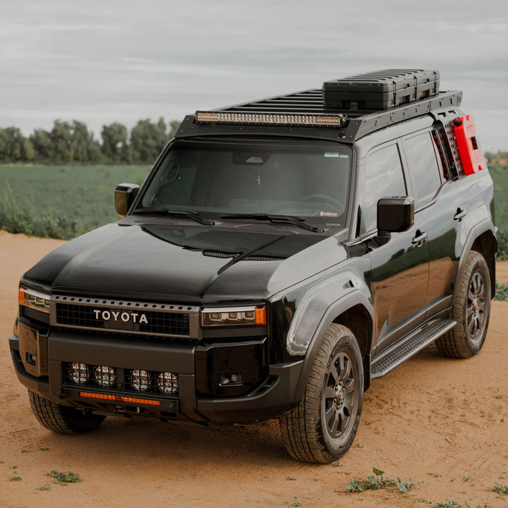 Roof Rack with Optional Light Bar Mount Fits 2024+ Land Cruiser 250