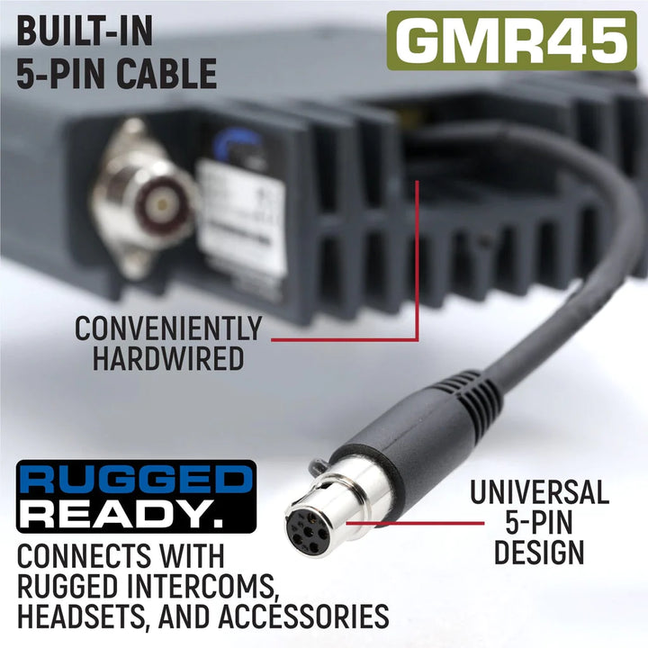 Rugged GMR45 High Power GMRS Mobile Radio