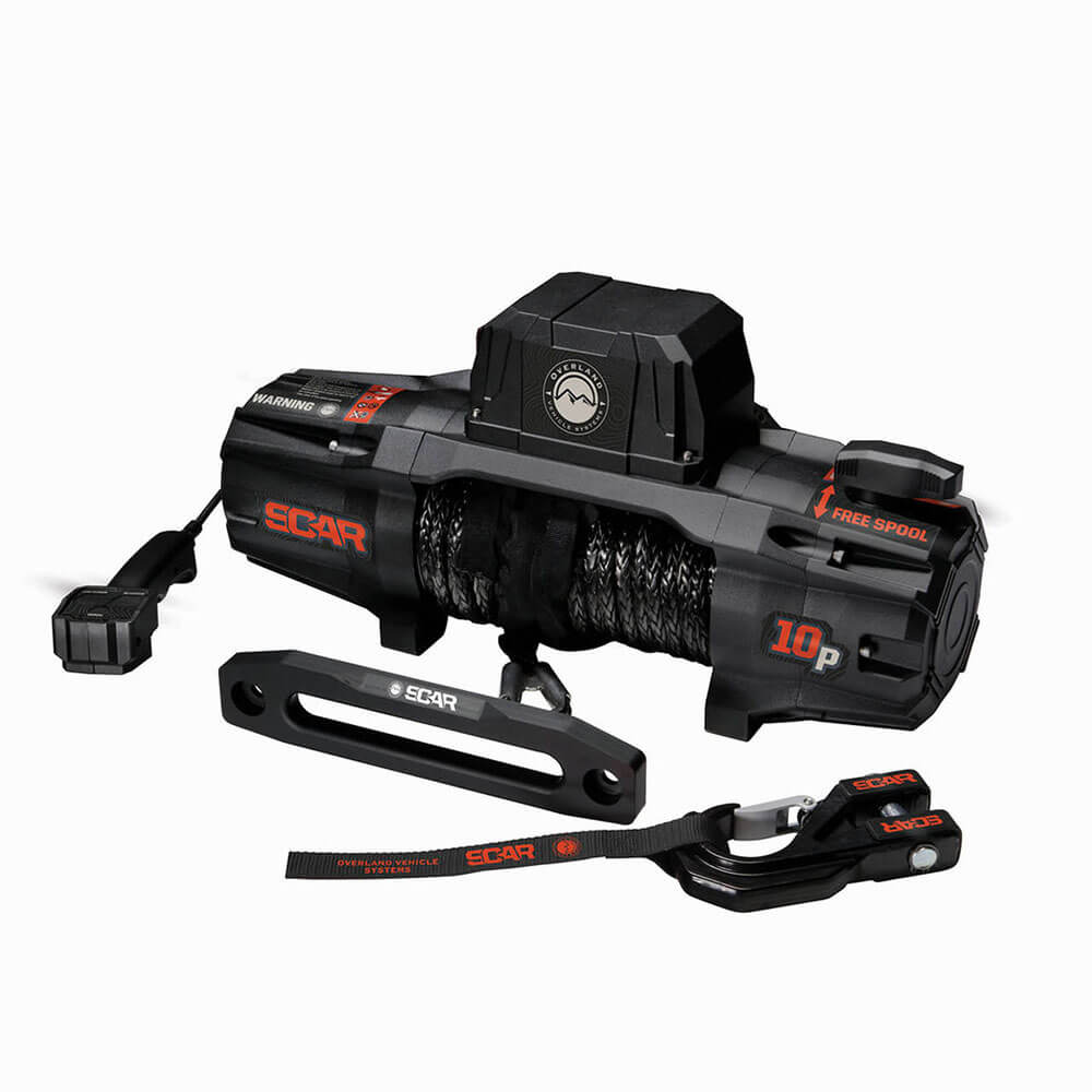 SCAR 10 Waterproof Winch with Wireless Remote