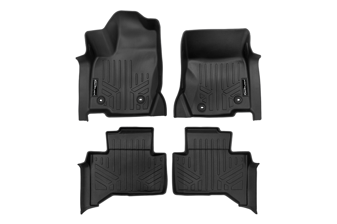 SMARTLINER Custom Fit All Weather Protection Floor Mat Liner Set fits 2024+ Toyota Land Cruiser
