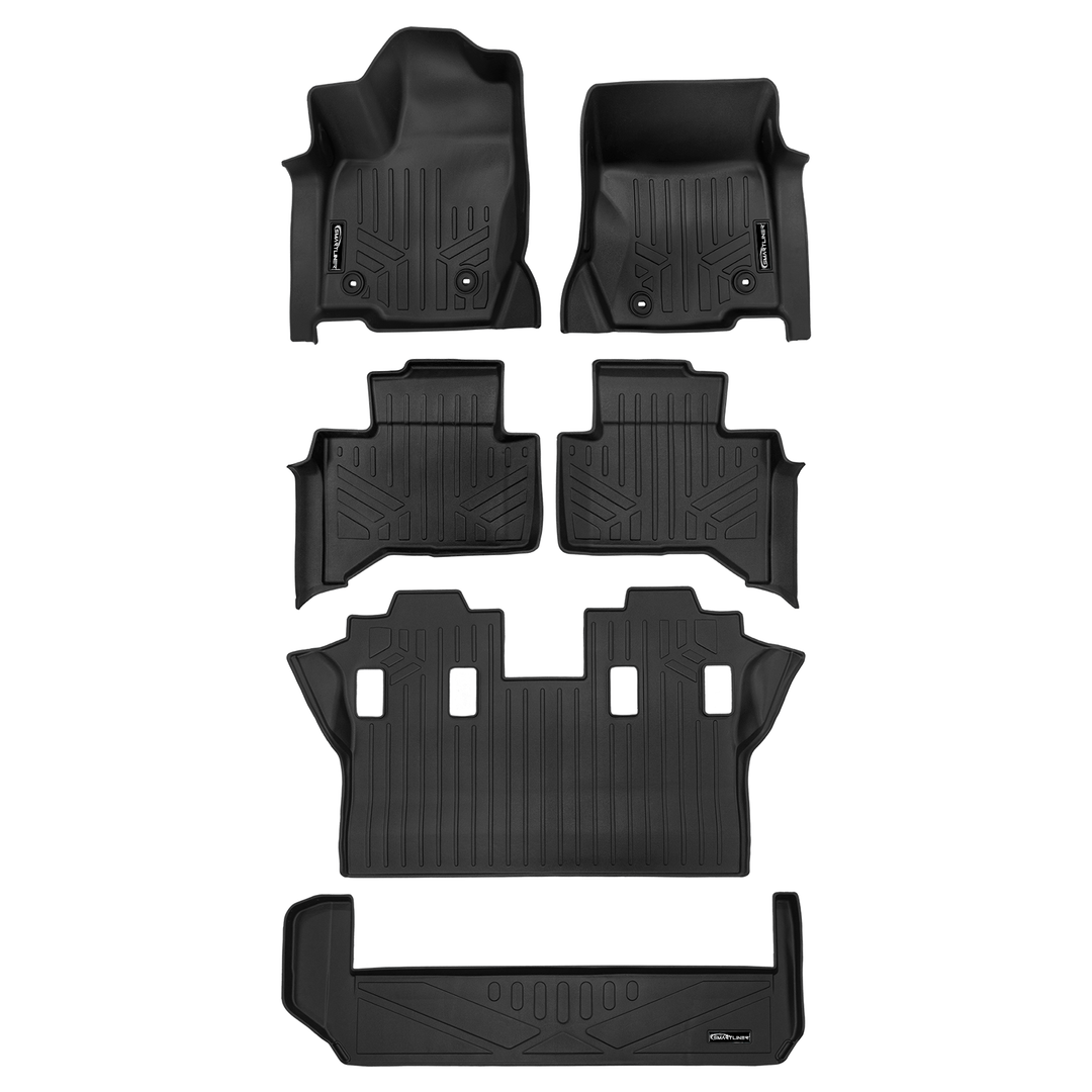 SMARTLINER Custom Fit Floor Liners For 2024+ Lexus GX550 (7 passenger models)
