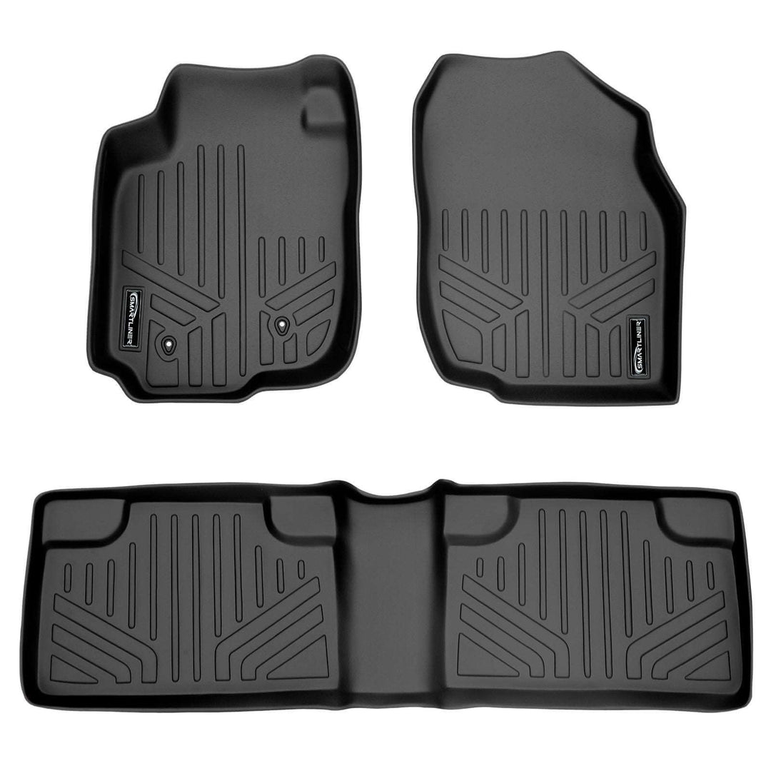 SMARTLINER Custom Fit Floor Liners fits 2006-2012 Toyota RAV4 (without 3rd Row Seat)
