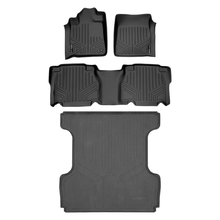 SMARTLINER Custom Fit Floor Liners fits 2007-2011 Toyota Tundra CrewMax