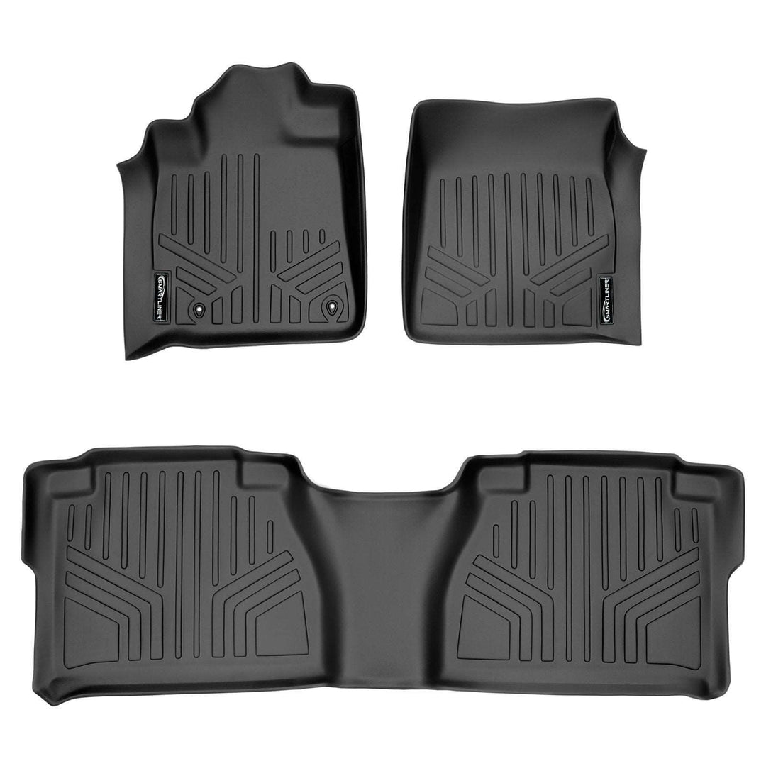 SMARTLINER Custom Fit Floor Liners fits 2007-2011 Toyota Tundra Double Cab