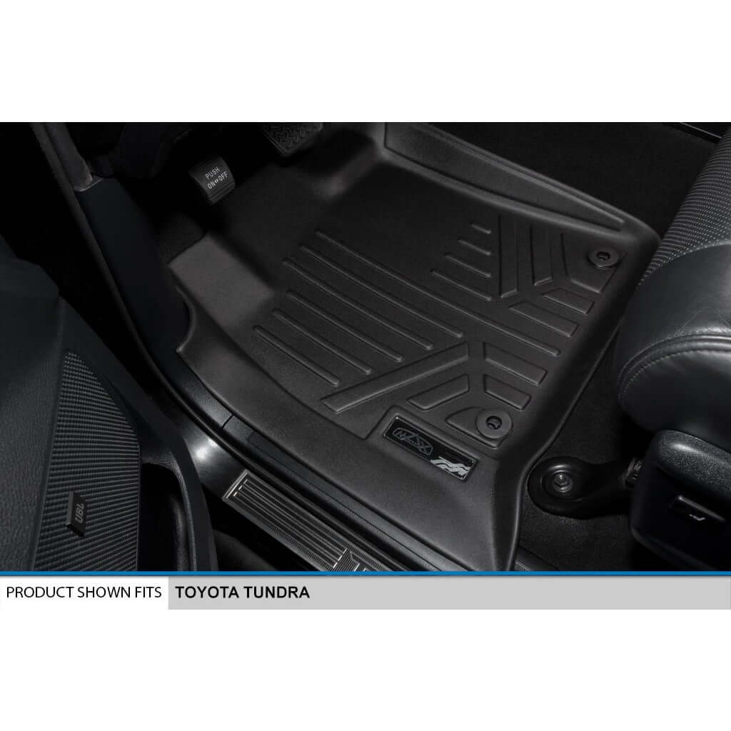 SMARTLINER Custom Fit Floor Liners fits 2007-2021 Toyota Tundra CrewMax