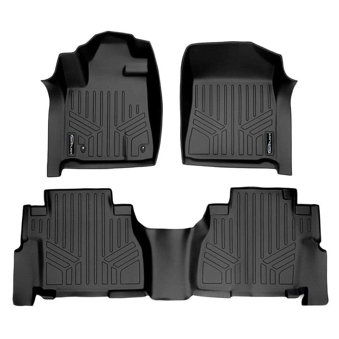 SMARTLINER Custom Fit Floor Liners fits 2008-2011 Toyota Sequoia (with Bench Seat)