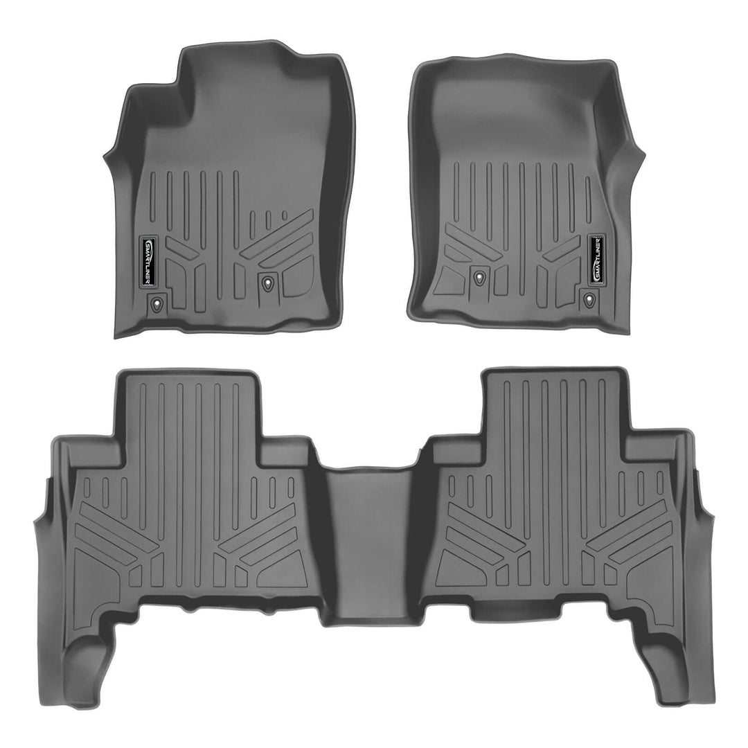 SMARTLINER Custom Fit Floor Liners fits 2010-2012 Toyota 4Runner (7 Passenger with 3rd Row Seats)