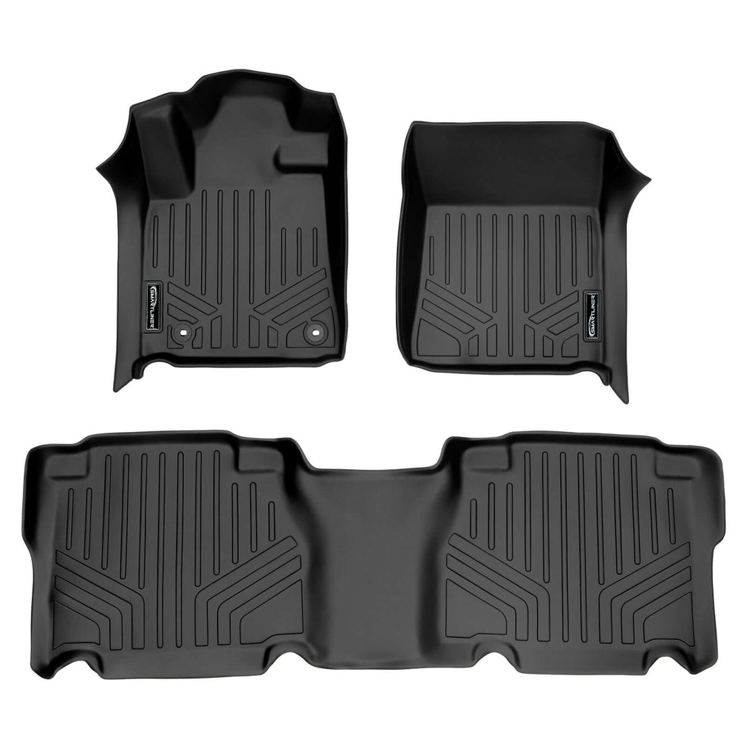SMARTLINER Custom Fit Floor Liners fits 2012-2013 Toyota Tundra CrewMax