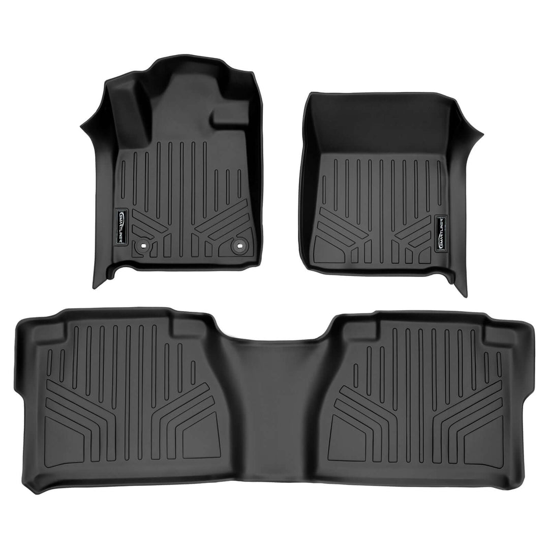 SMARTLINER Custom Fit Floor Liners fits 2012-2013 Toyota Tundra Double Cab