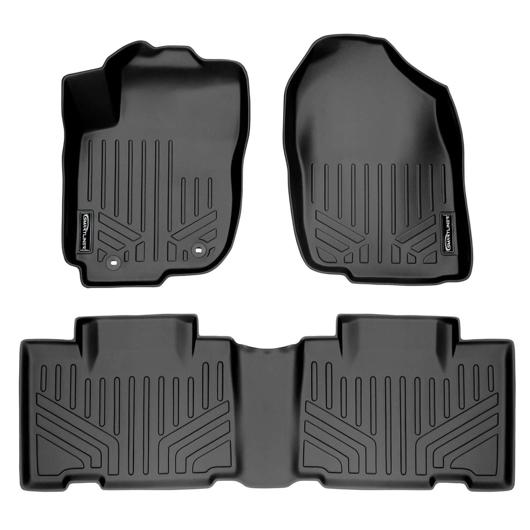 SMARTLINER Custom Fit Floor Liners fits 2013-2018 Toyota RAV4 (No Electric or Hybrid Models)