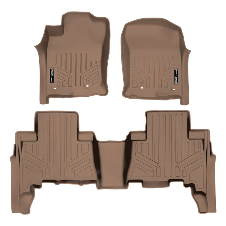 SMARTLINER Custom Fit Floor Liners fits 2013-2024 Toyota 4Runner (5 Passenger with Sliding Rear Tray)