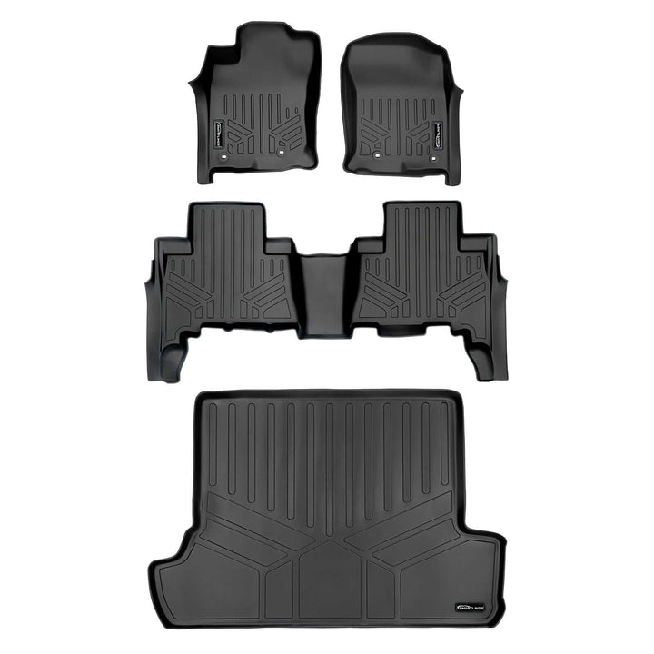 SMARTLINER Custom Fit Floor Liners fits 2013-2024 Toyota 4Runner (7 Passenger with 3rd Row Seats)