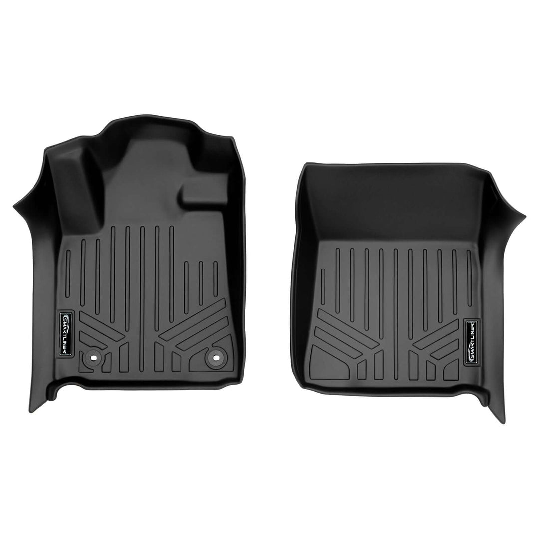 SMARTLINER Custom Fit Floor Liners fits 2014-2021 Toyota Tundra Double Cab (with Coverage Under 2nd Row Seat)