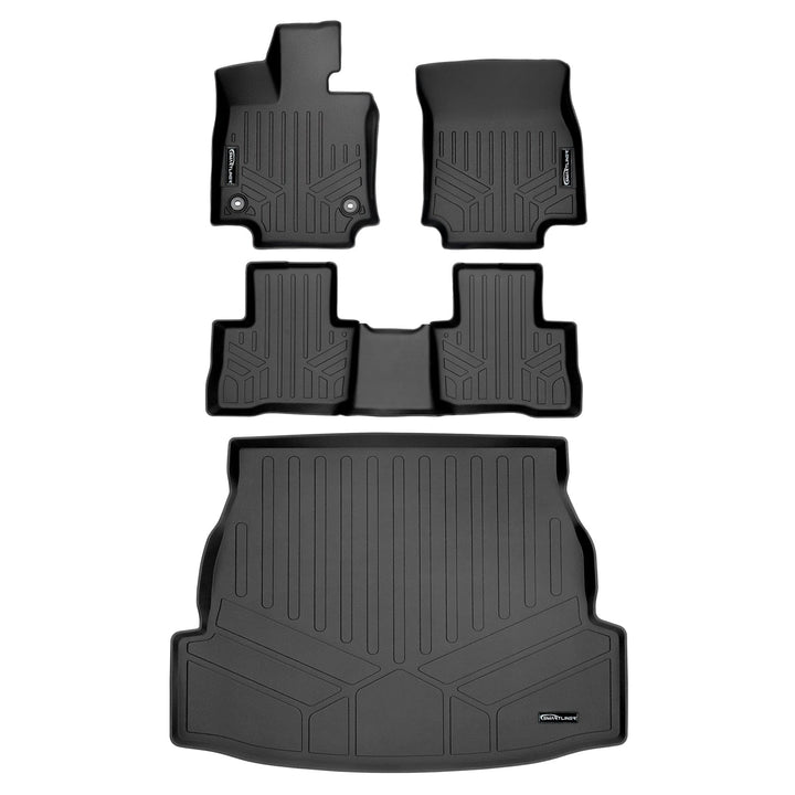 SMARTLINER Custom Fit Floor Liners fits 2021+ Toyota RAV4 Prime (Without Subwoofer in Cargo Area)