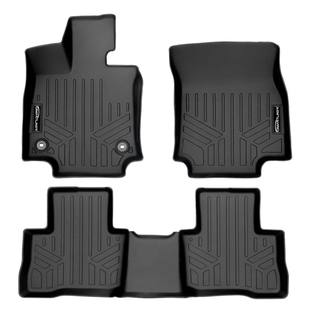 SMARTLINER Custom Fit Floor Liners fits 2021+ Toyota RAV4 Prime (Without Subwoofer in Cargo Area)