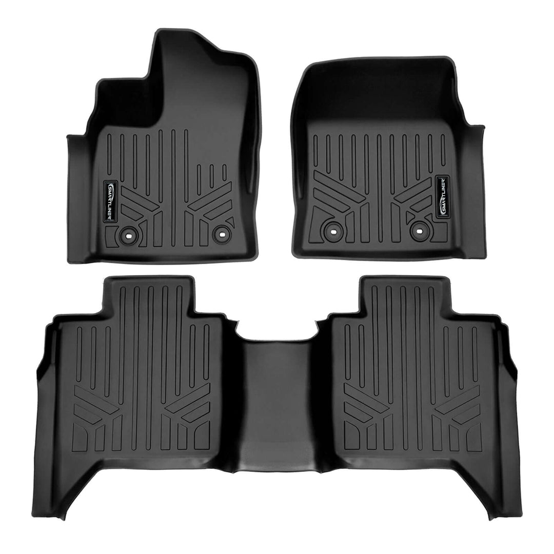 SMARTLINER Custom Fit Floor Liners fits 2022+ Toyota Tundra CrewMax Hybrid (with Underseat Storage)