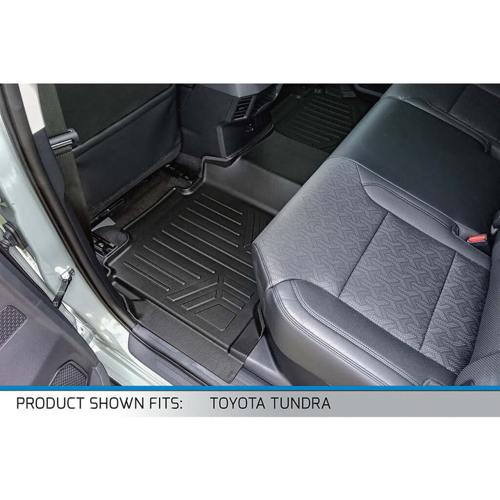 SMARTLINER Custom Fit Floor Liners fits 2022+ Toyota Tundra CrewMax Hybrid (with Underseat Storage)