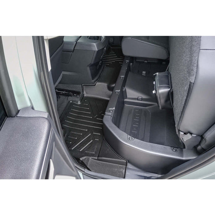 SMARTLINER Custom Fit Floor Liners fits 2022+ Toyota Tundra Extended Cab/Double Cab (with Underseat Storage)