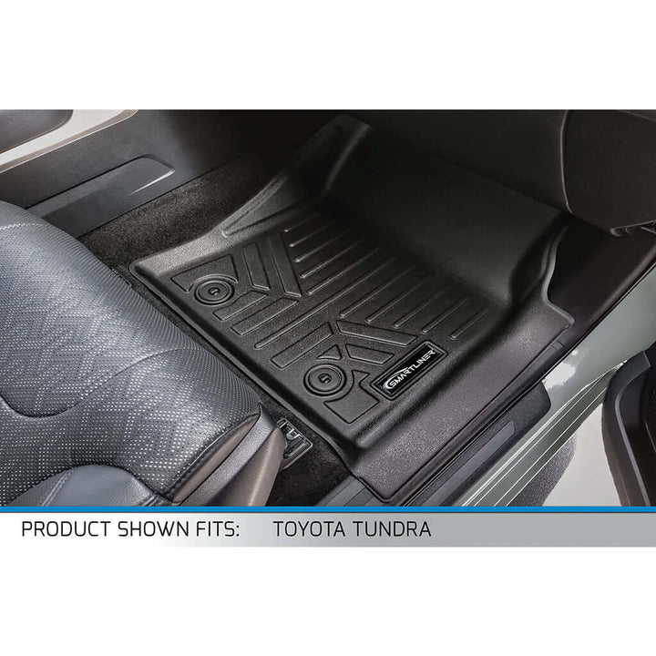 SMARTLINER Custom Fit Floor Liners fits 2022+ Toyota Tundra Extended Cab/ Double Cab (without Underseat Storage)