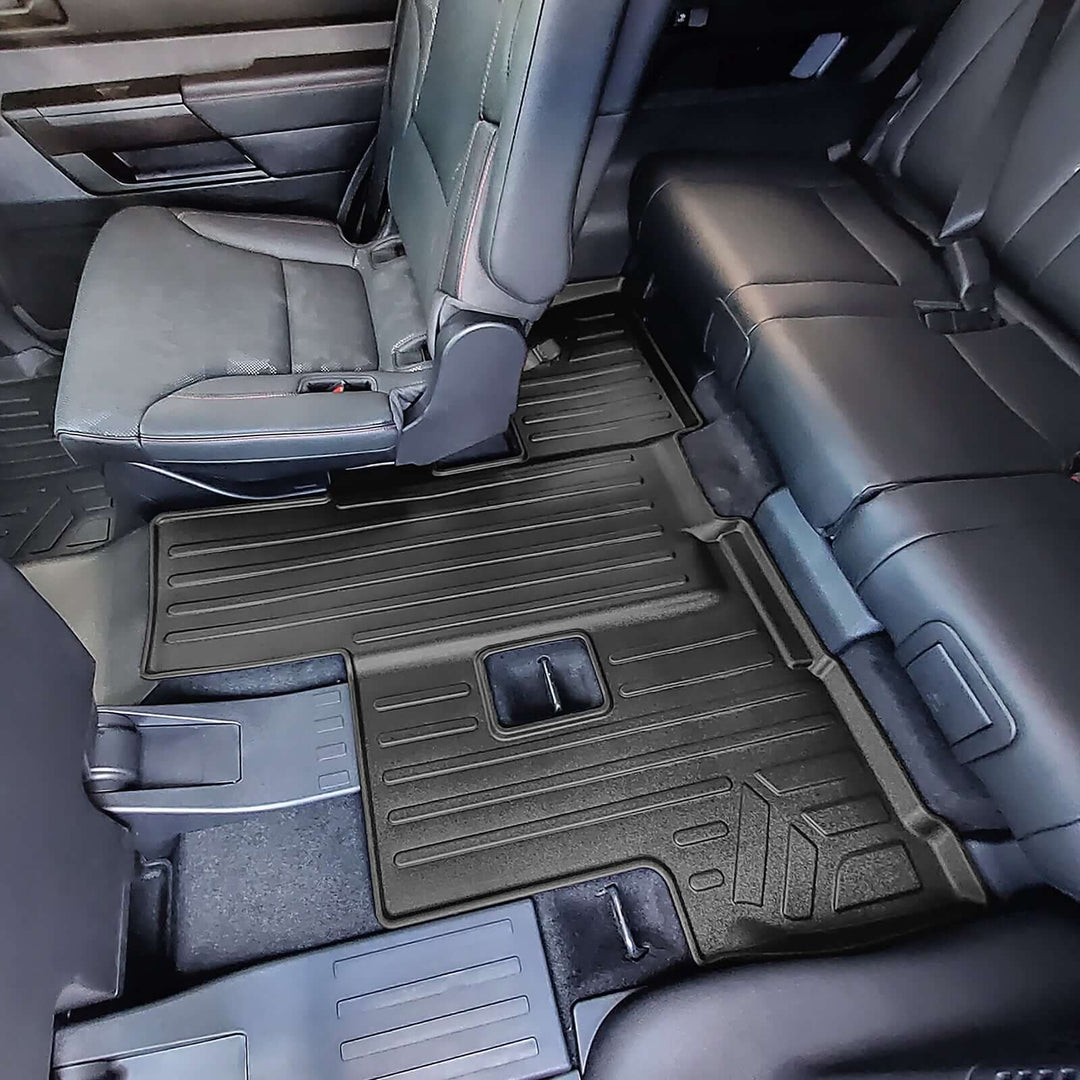 SMARTLINER Custom Fit Floor Liners fits 2023+ Toyota Sequoia (8 Passenger Models)