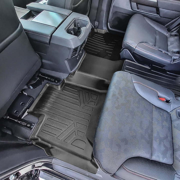 SMARTLINER Custom Fit Floor Liners fits 2023+ Toyota Sequoia (8 Passenger Models)