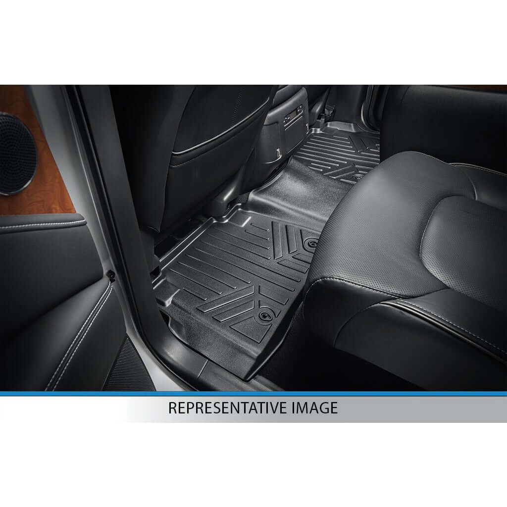 SMARTLINER Custom Fit Floor Liners fits 2008-2011 Toyota Sequoia (with Bench Seat)
