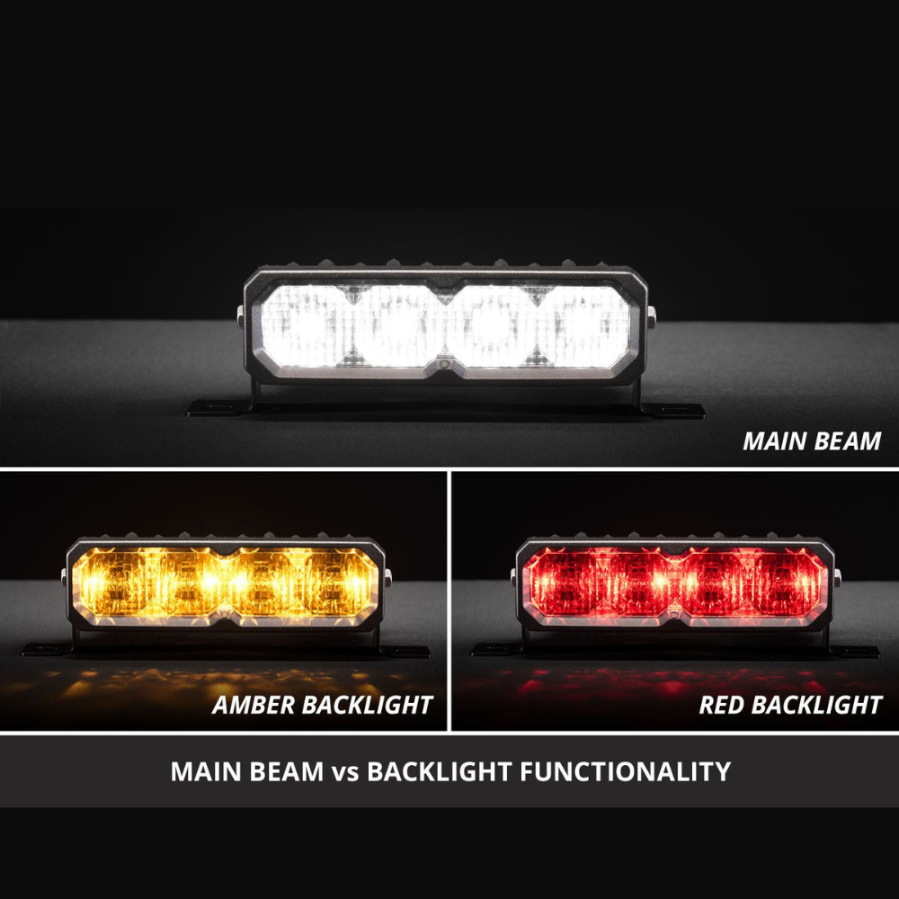 SS6 White LED Light Bar (one)