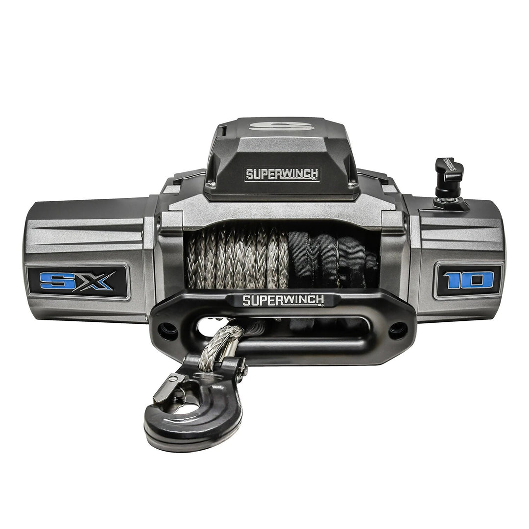 SX10000SR 12VDC Winch 10000LBS Single Line Pull - Synthetic Rope