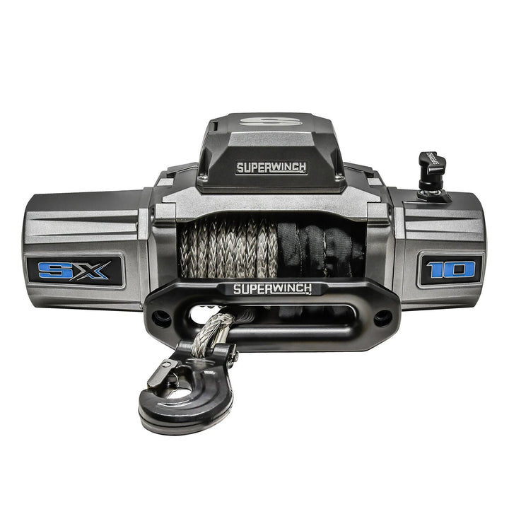 SX10000SR 12VDC Winch 10000LBS Single Line Pull - Synthetic Rope