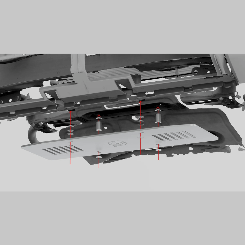 Skid Plate Extension Fits 2023+ Toyota Sequoia