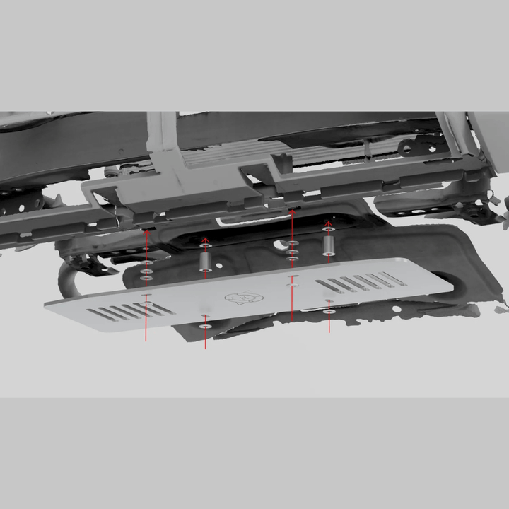 Skid Plate Extension Fits 2023+ Toyota Sequoia