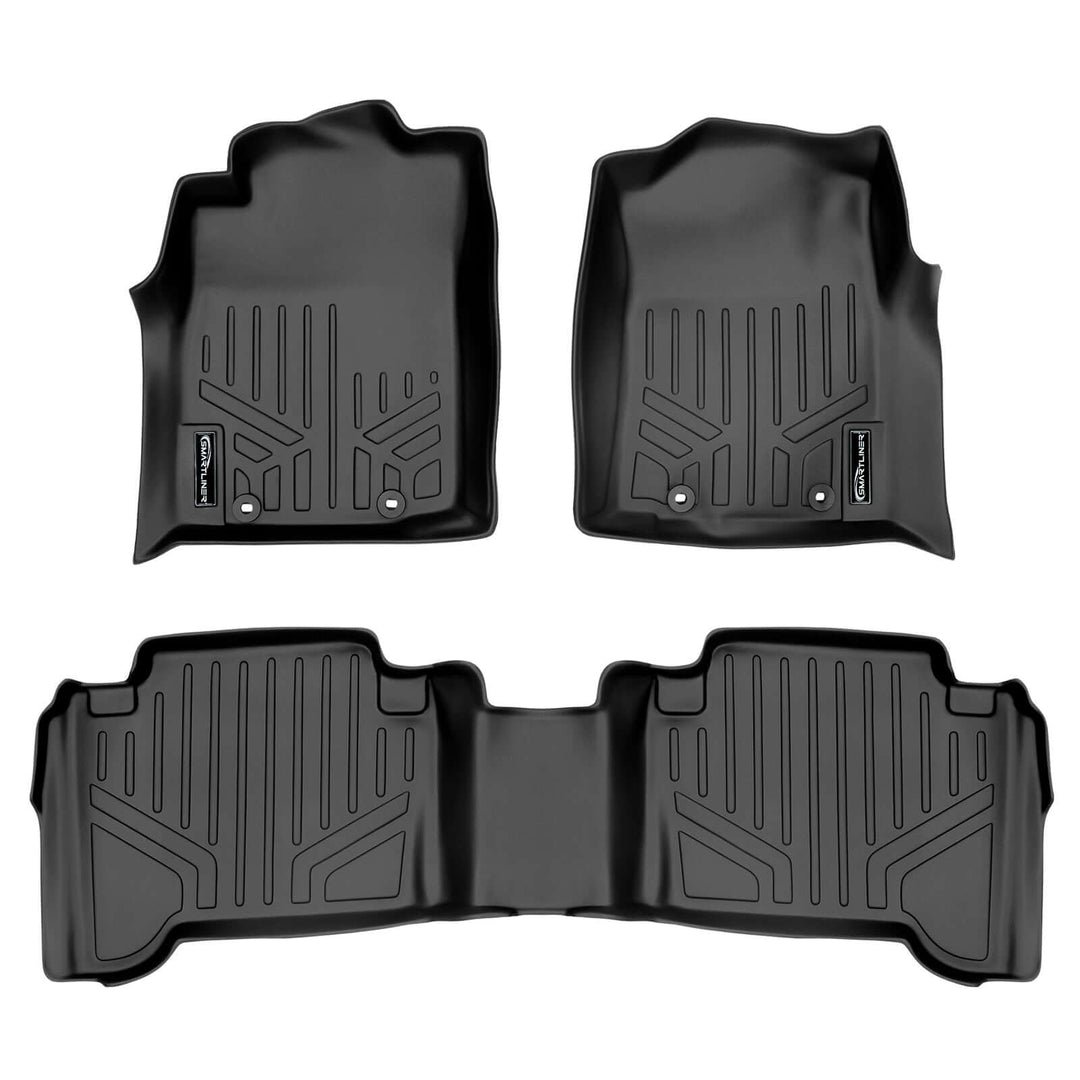 SmartCoverage™ Custom Fit Floor Liners fits 2012-2015 Toyota Tacoma Double Cab