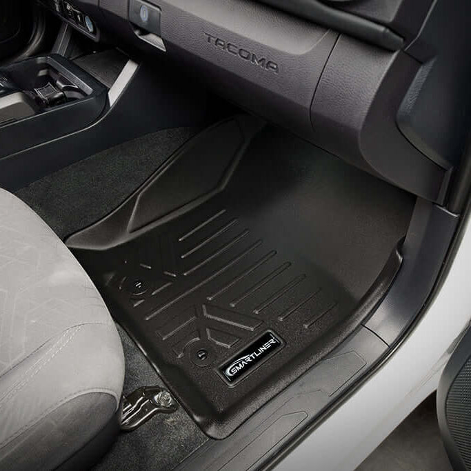 SmartCoverage™ Custom Fit Floor Liners fits 2018-2023 Toyota Tacoma Double Cab (Automatic Transmission)