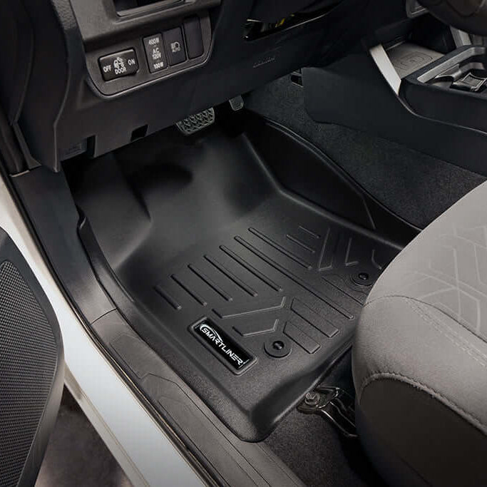 SmartCoverage™ Custom Fit Floor Liners fits 2018-2023 Toyota Tacoma Double Cab (Automatic Transmission)