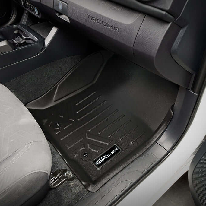 SmartCoverage™ Custom Fit Floor Liners fits 2018-2023 Toyota Tacoma Double Cab (Automatic Transmission)
