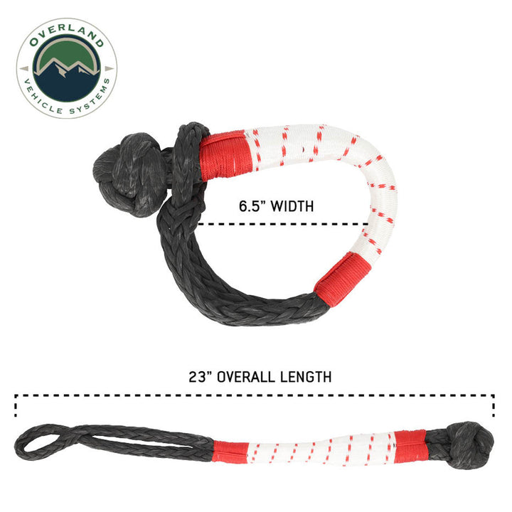 Soft Shackle 3/8" x 23" 36,000 LB. with Loop & Abrasive Sleeve