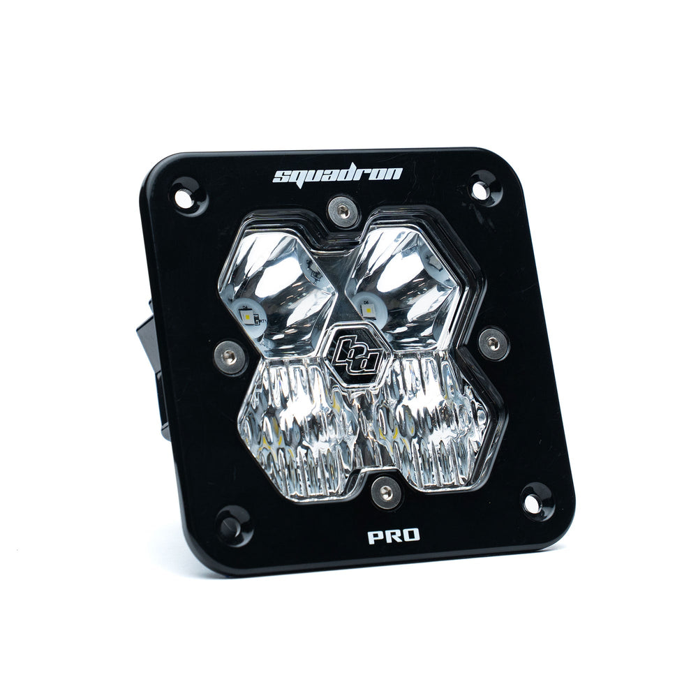 Squadron 2.0 Pro Black Flush Mount LED Auxiliary Light Pod