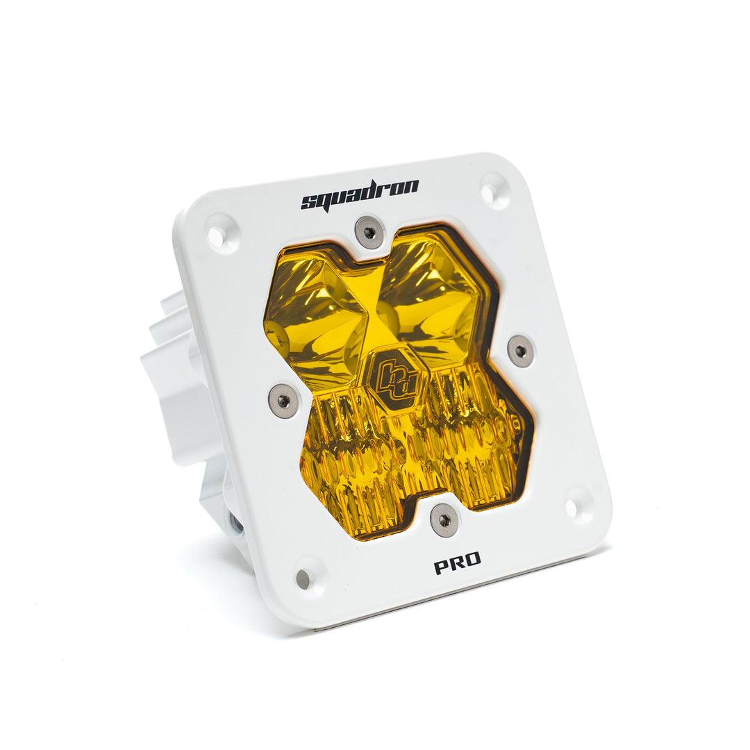 Squadron 2.0 Pro White Flush Mount LED Auxiliary Light Pod