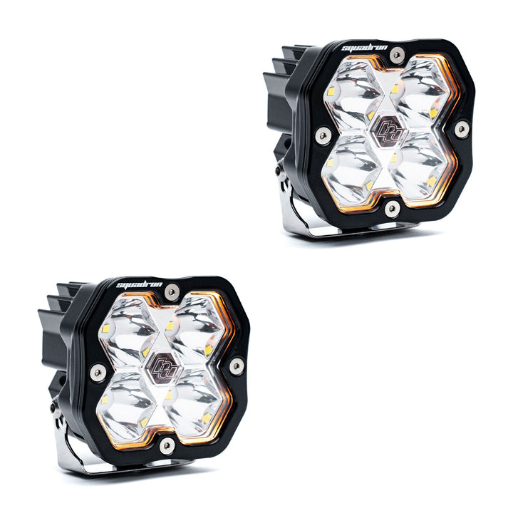 Squadron 2.0 Sport Black LED Auxiliary Light Pod Pair - Universal