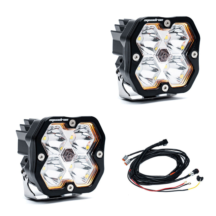 Squadron 2.0 Sport Black LED Auxiliary Light Pod Pair - Universal
